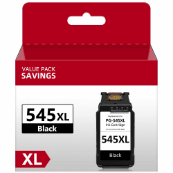 🖨️🌟 EconomInk Druckerpatronen 545 PG-545 XL Kompatibel für Canon 545, 545 XL Schwarz