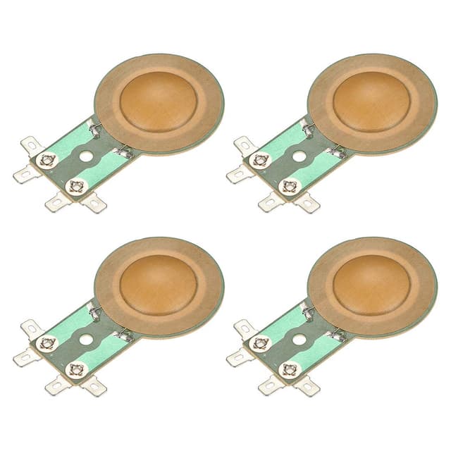 🔊🎶🔊 4 Stück Hochtöner Schwingspule Audio Lautsprecher Harz Membran Antriebskopf 8 Ohm 25,5 mm - Angebot