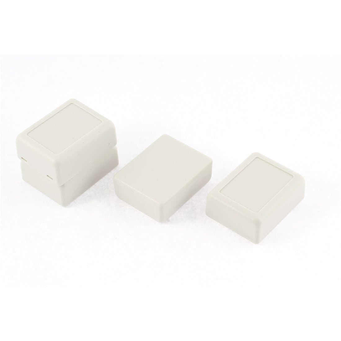 🔌📦 sourcing map 46mmx36mmx18mm Wasserdichte Kunststoff Gehäuse DIY Anschlussdose 4 STK