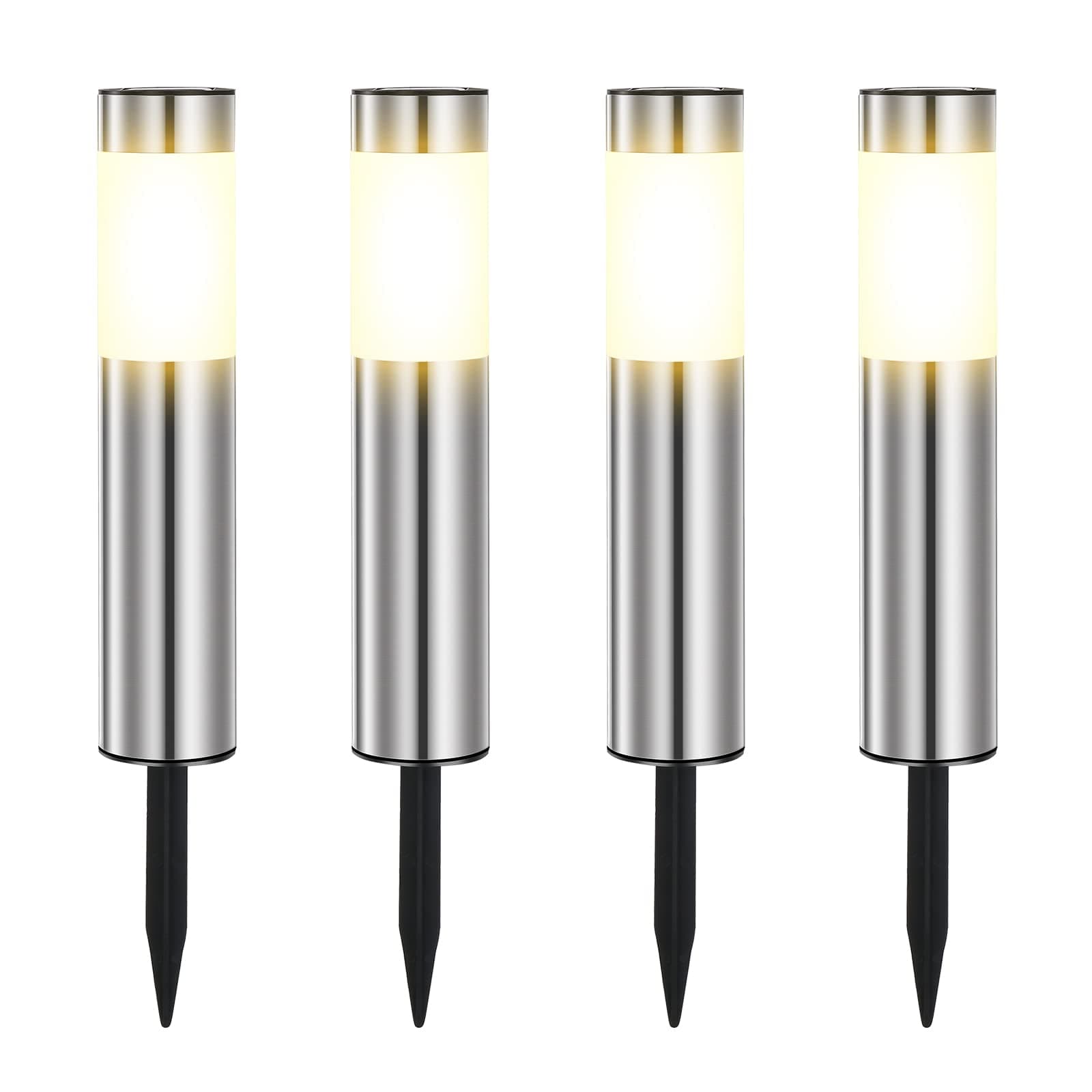 🌞 Heinstian Warmweiß Solarlampen für Außen - 4er Pack