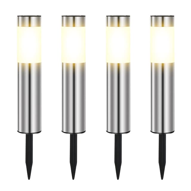 🌞 Heinstian Warmweiß Solarlampen für Außen - 4er Pack