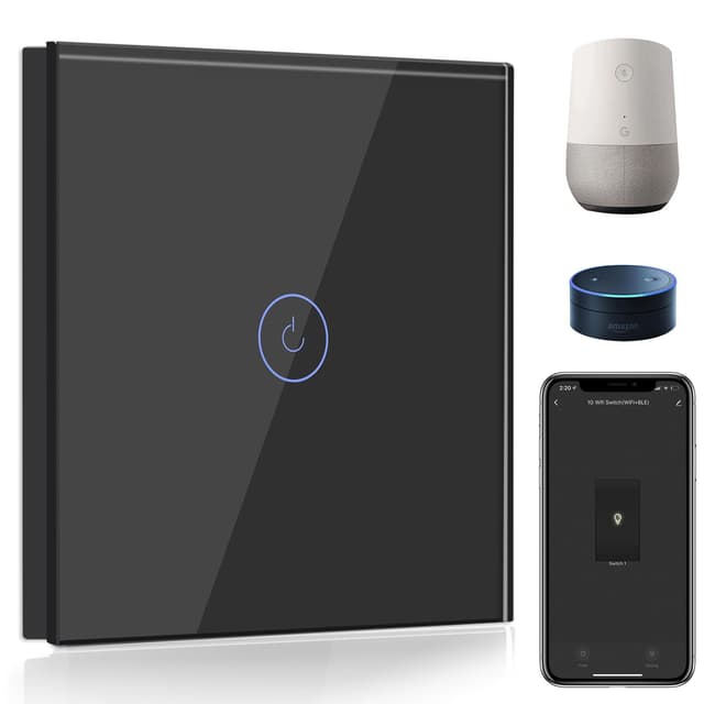 BSEED Smart Lichtschalter 1 Fach 1 Weg Wifi Smart Lichtschalter 🌟🏠