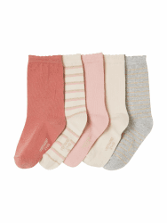 🧦 Vertbaudet 5er-Pack Mädchen Socken ROSE 19-22 - Angebot!