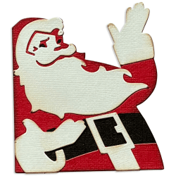 Sizzix Thinlits Stanzschablonen 6PK Retro Santa von Tim Holtz | 666071 | Kapitel 4 2022