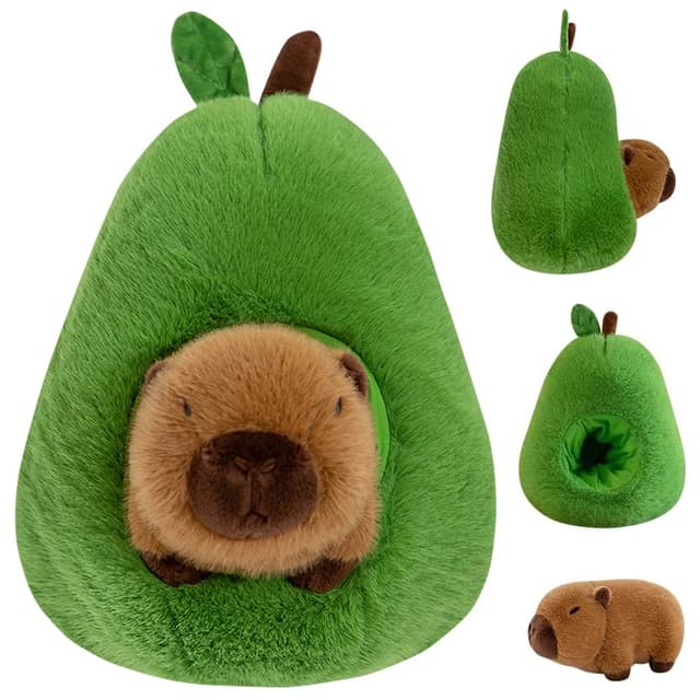 🥑🦙 YGCHEN Capybara Plüschtier Avocado Plüsch Kissen 🦙🥑