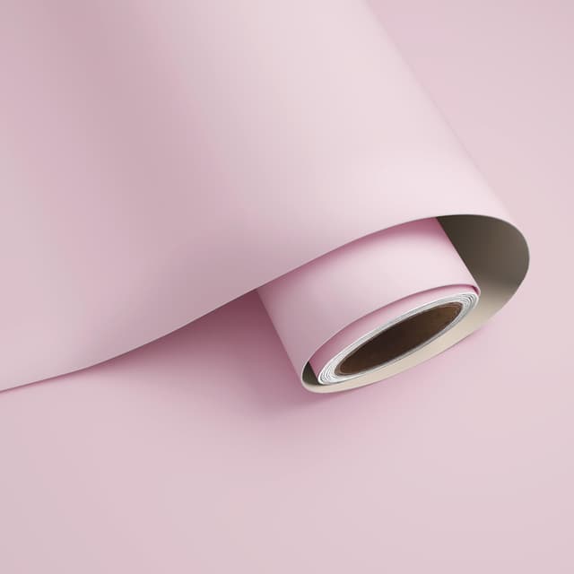 🌸 VaryPaper Klebe Tapete Selbstklebend Rosa 40cmx200cm | Möbelfolie Matt | Kinderzimmer Wohnzimmer Klebefolie 🏡