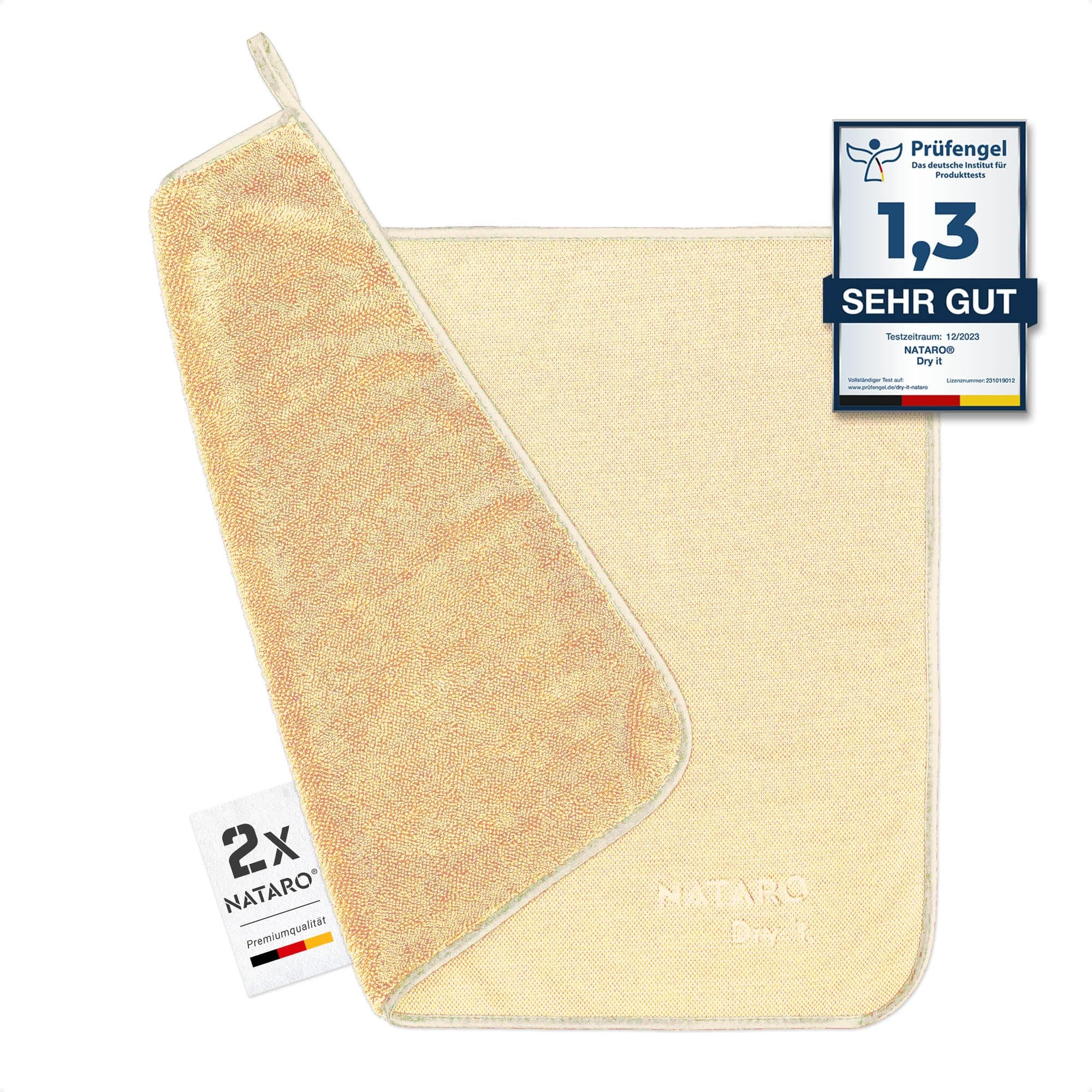 NATARO® Premium Trockentuch für Duschkabine, Auto, Haushalt 🚿🚗