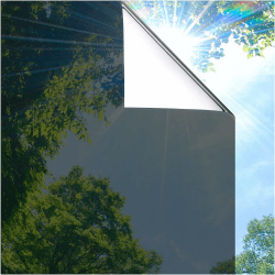 Lifetree Fensterfolie Spiegelfolie Wärmereflektion Selbstklebend 🪞 Sonnenschutzfolie Wärmegrad Kontrolle Fensteraufkleber Privatsphäre Anti-UV Fenstertönung 🏡