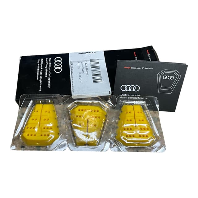 🚗🌼 Audi Duftspender Nachfüllpack - Gelb Belebend 🌟