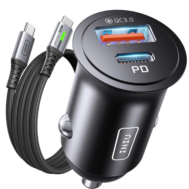 INIU 60W Zigarettenanzünder USB C PD&QC3.0 12V USB Adapter Auto Ladegerät 🚗