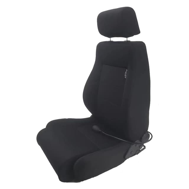 🚗 AUTO-STYLE Sportsitze 'Retro II' - Schwarz