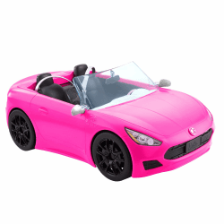 Barbie HBT92 - Cabrio-Fahrzeug in Pink mit rollenden Rädern und realistischen Details Angebot bei HelloDeals