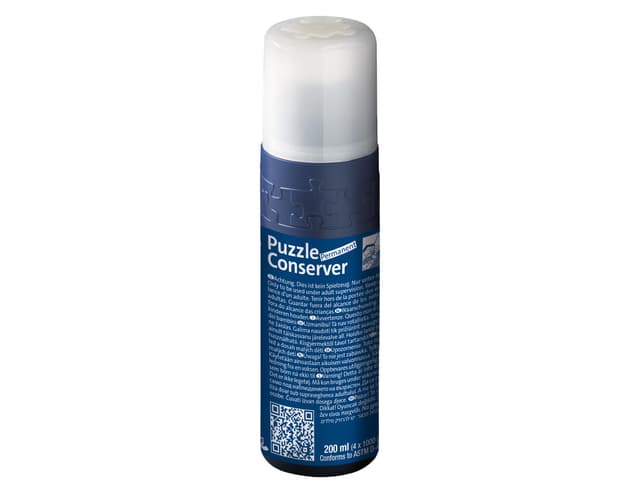 🧩 Ravensburger Puzzle Glue & Go - Transparenter Puzzlekleber, 200 ml Puzzle Conserver Standard