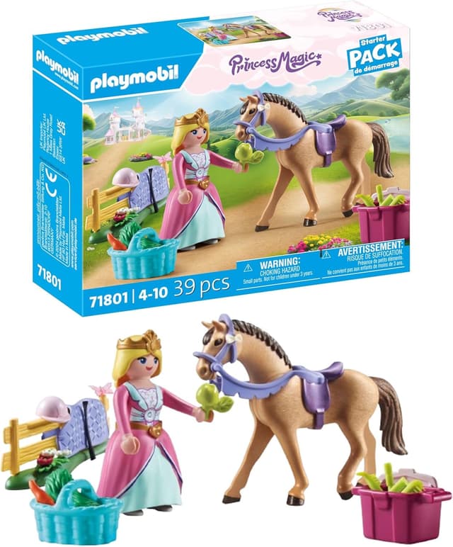 PLAYMOBIL | Princess Magic | Prinzessin mit Pferd | Prinzessinnenspielzeug