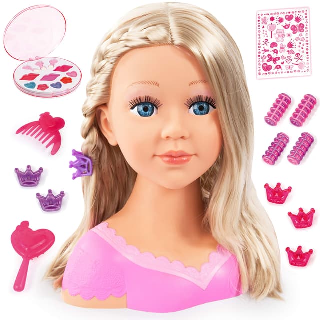 🌟 Mega-Deal! Bayer Design B2890088 90088AA Charlene Super Model Styling Head 🎀