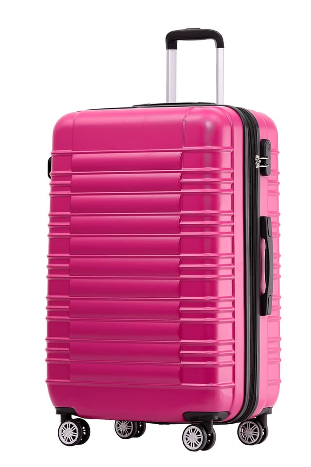 🌟 DEAL: BEIBYE Reisekoffer 2088 Hartschalekoffer Gepäck Koffer Trolley Bordcase Handgepäck M in 14 Farben (Peach) Peach M 🌟