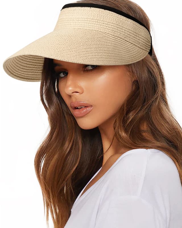 🌞👒 FURTALK Damen Sonnenhut UV-Schutz Strohhut UPF 50+ Sommerhut 🏖️