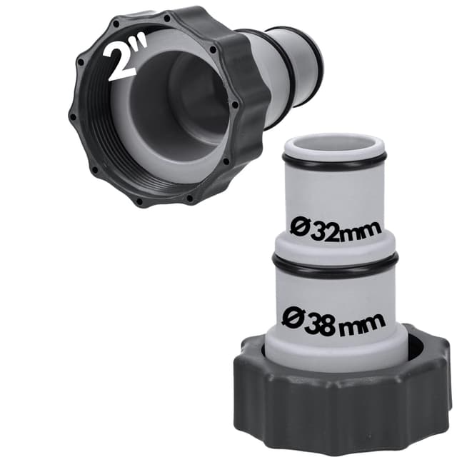 🏊‍♂️ Kalitec Pool Adapter A - Schlauchadapter Pool 38mm und 32mm 🏊‍♀️