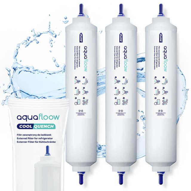 Aquafloow Kühlschrank Wasserfilter Ersatz für Samsung Side By Side, LG, AEG, HAIER, Whirpool, DA29-10105J, HAFEX/EXP, DA99-02131B, WSF-100, EF9603, USC-100, 3 Stück 🌊💧