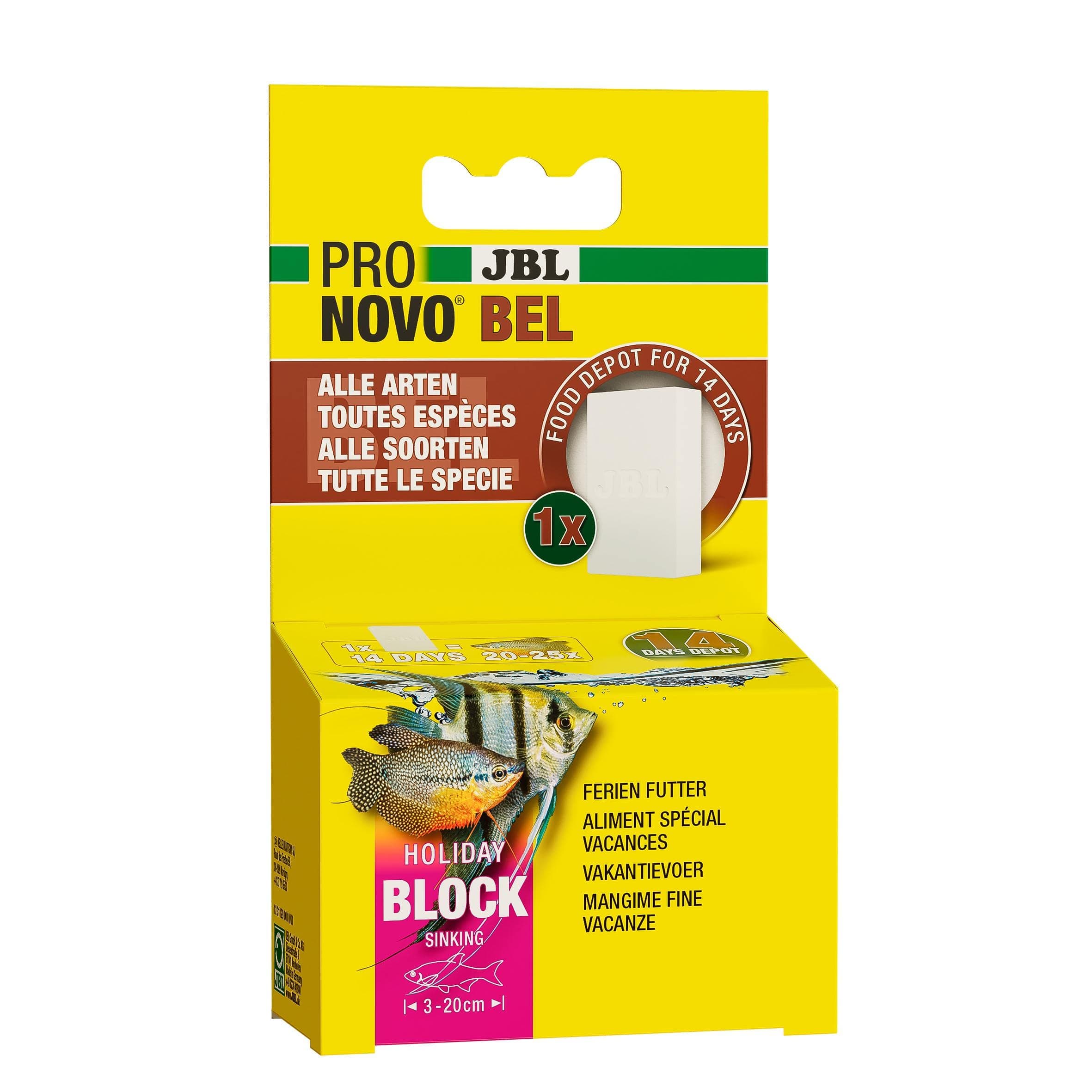 🐠🌿 JBL PRONOVO BEL HOLIDAY - Ferienfutter für alle Süßwasser-Aquarienfische 🌿🐠