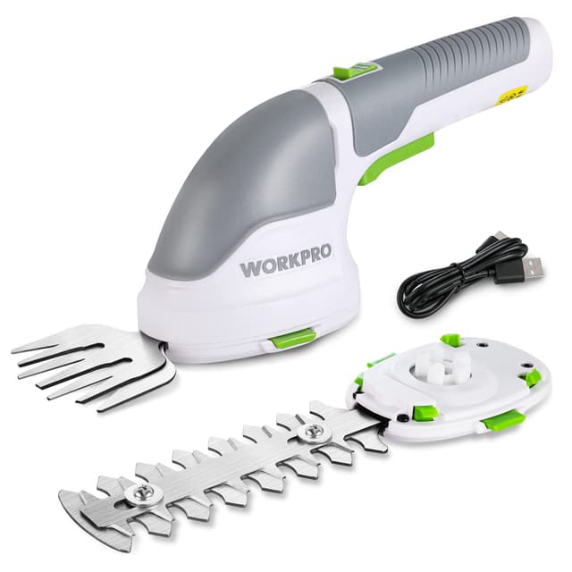 🌿🌟 Angebot: WORKPRO Gartenschere Akku 3,6V - Rasen- und Strauchschere elektrisch
