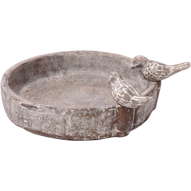 Angebot: dobar® Klassische Vogeltränke Pool-Oase aus Zement 🐦