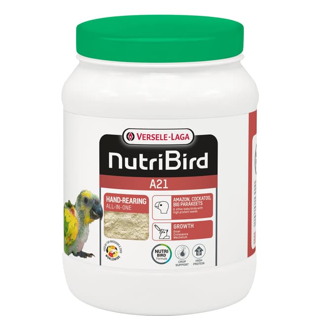 🦜🌿 VERSELE-LAGA NutriBird A21 - Handaufzuchtfutter für Jungpapageien - 800g (1er Pack) 🌿🦜
