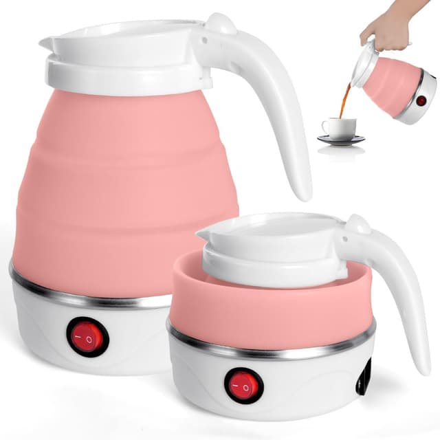 Angebot: Flintronic Faltbare Wasserkocher-Wasserflasche, Rosa #1 Rosa 🍵🍵