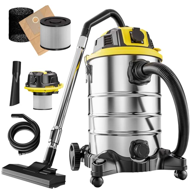 Monzana® Nass Trockensauger 30L 2200W + Steckdose GS-Zertifiziert