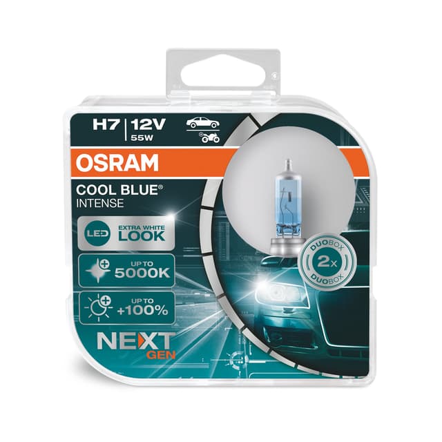 Osram Cool Blue Intense H7 - Halogen-Scheinwerferlampe mit LED-Look 🚗💡