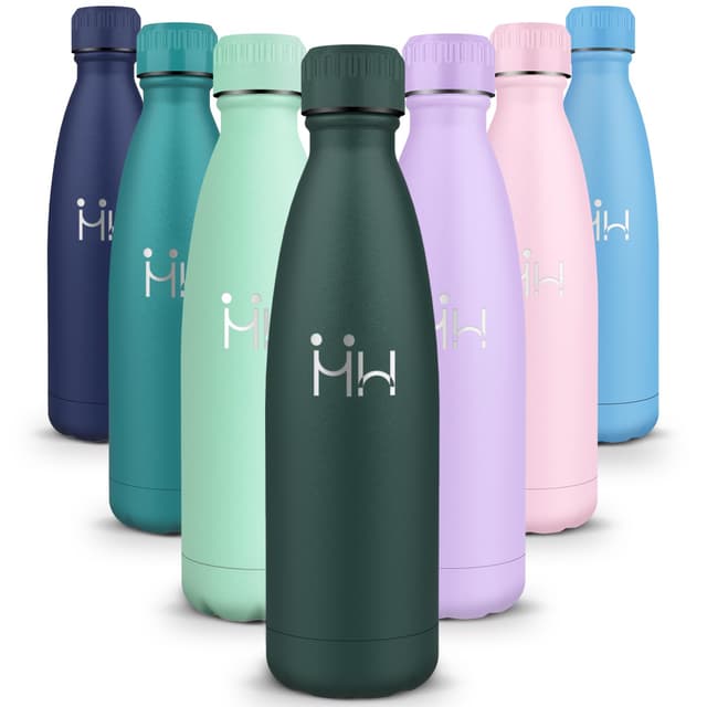 HoneyHolly Trinkflasche Edelstahl - 750ml - Thermosflasche, BPA-Frei, Trinkflasche Sport - Auslaufsicher Wasserflasche,Trinkflasche Kohlensäure Geeignet, Thermoskanne für Fitness, Gym, Fahrrad Armeegrün