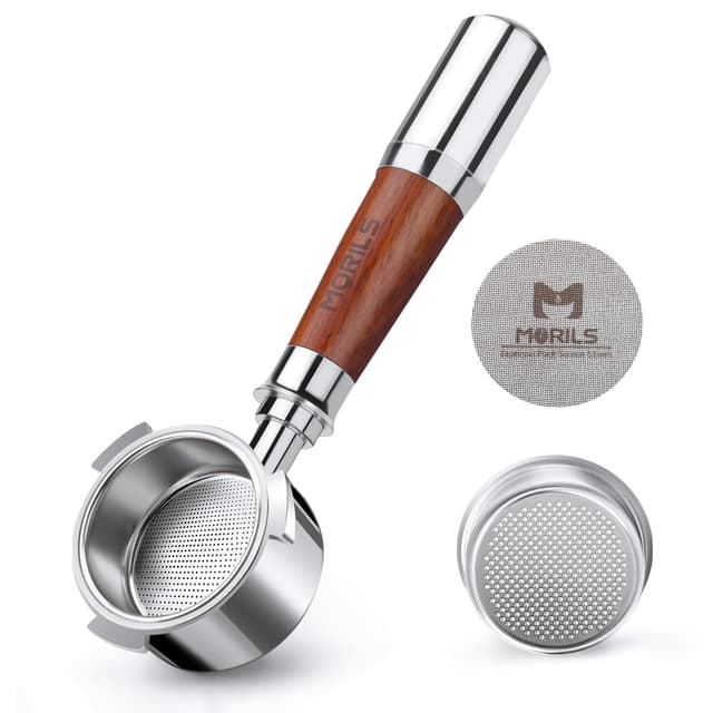 🌟 MORILS Bodenloser Siebträger 51mm - Kompatibel mit DeLonghi EC680 / EC685