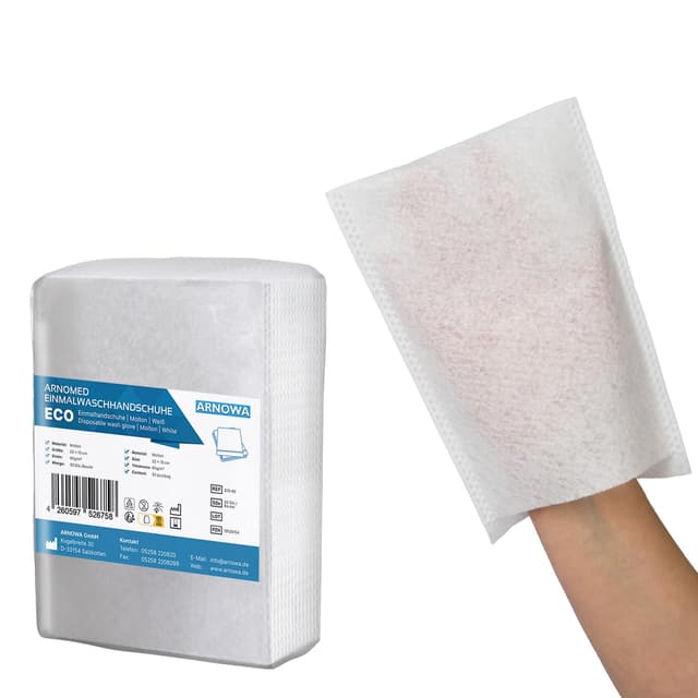 Angebot: 50 ARNOMED Einmalwaschlappen Molton 👶🧼
