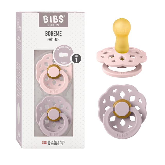 👶🌸 BIBS Boheme Schnuller 2er-Pack - Romantisch und Natürlich 🌿