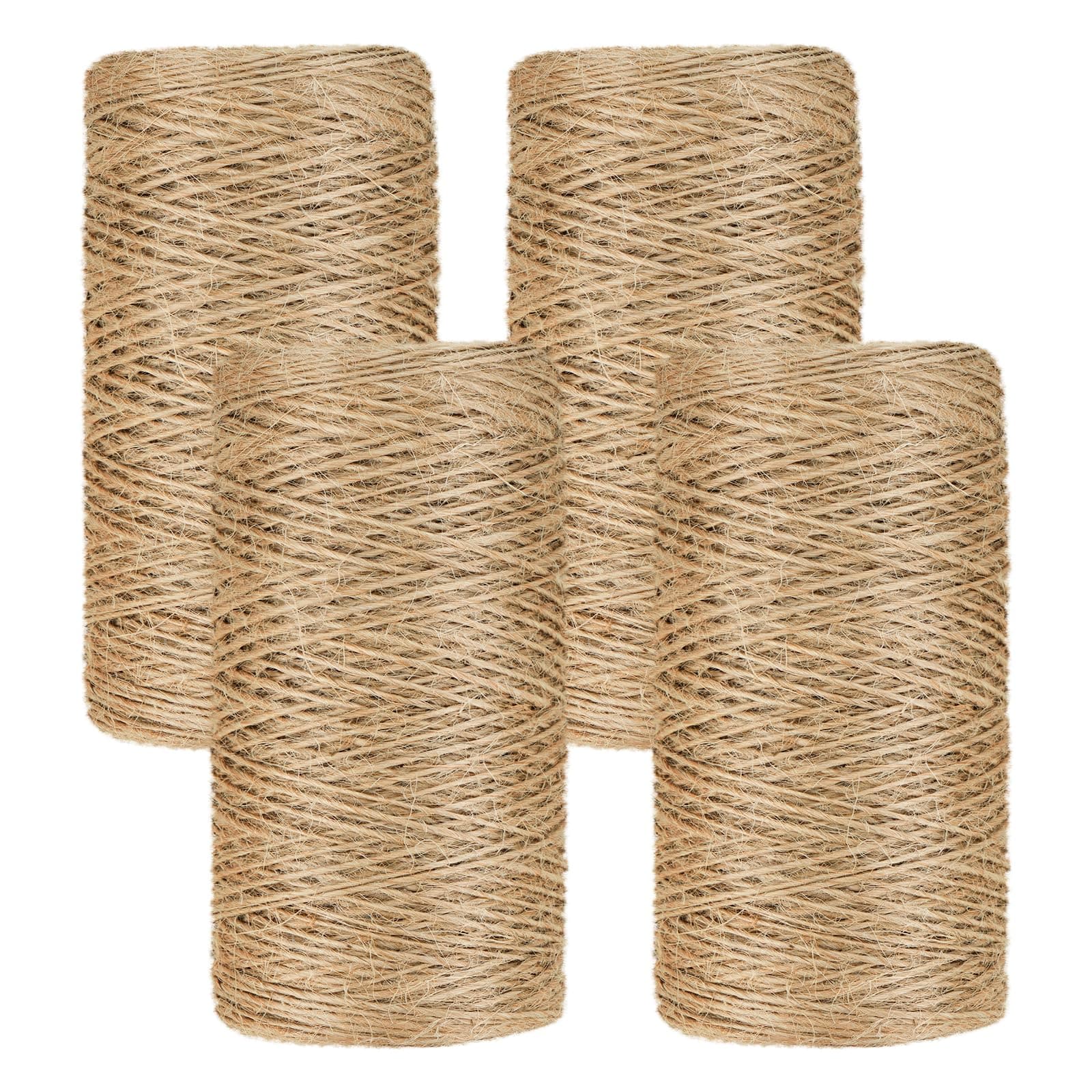 Jute-Schnur 400m, 100% Natur Juteseil Kordel, Bastelband 🌿