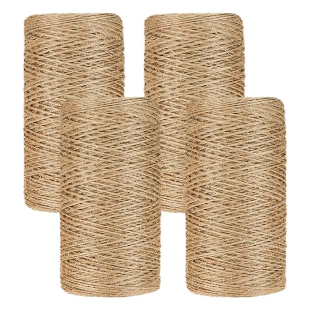 Jute-Schnur 400m, 100% Natur Juteseil Kordel, Bastelband 🌿