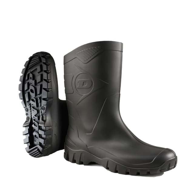 🌧️👢 Dunlop Stiefel Dee 42 EU Schwarz - Wasserdicht und Robust