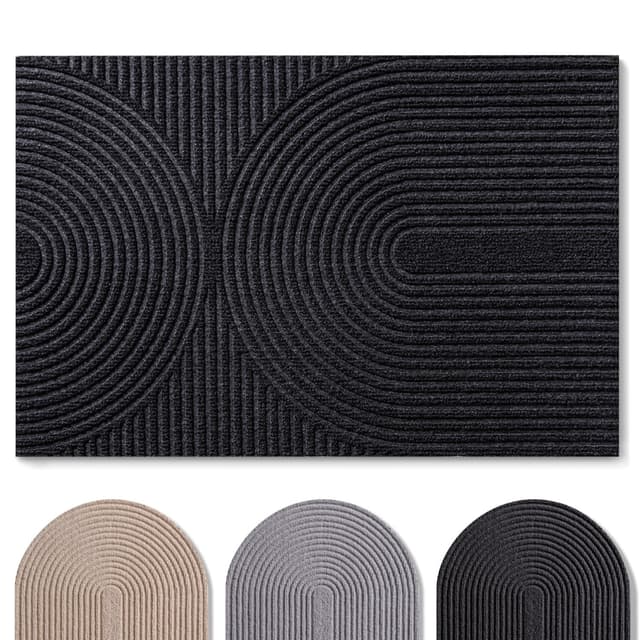 Blumtal Fußmatte 90x150 cm - Rutschfeste Schmutzfangmatte