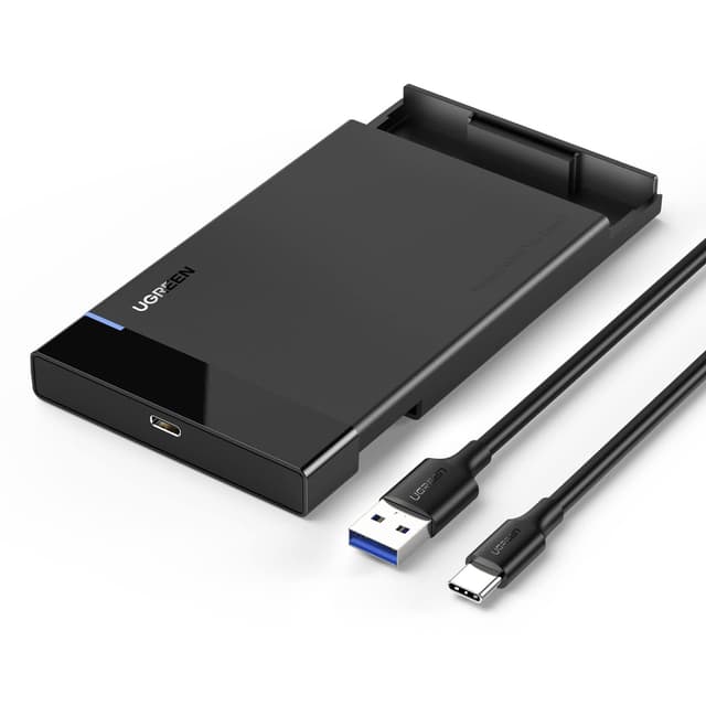 UGREEN Festplattengehäuse 2,5 Zoll USB C 3.2 Gen 2 auf SATA III bis zu 6 Gbps