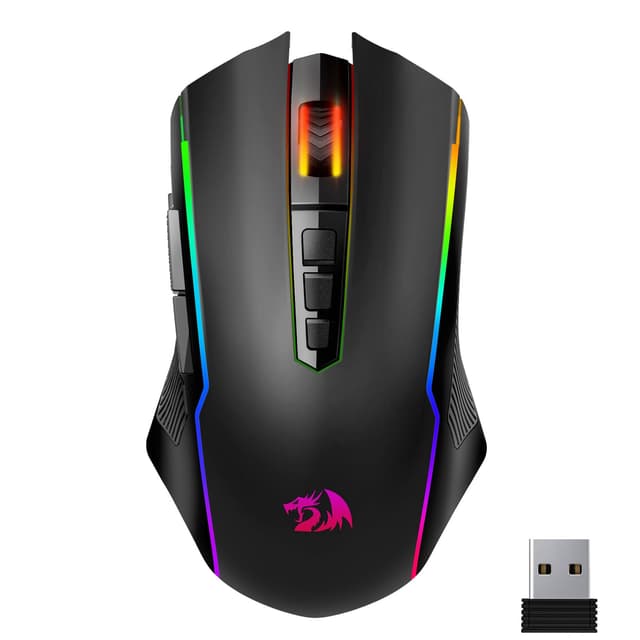 Redragon Gaming Maus Kabellose RGB 2.4G/USB-C/Bluetooth Maus M914P M914RGB