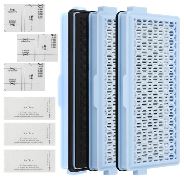 ZHYLUO 3 Sätze Hepa Filter Staubsauger für Miele Compact C1 & C2, Complete C2 & C3