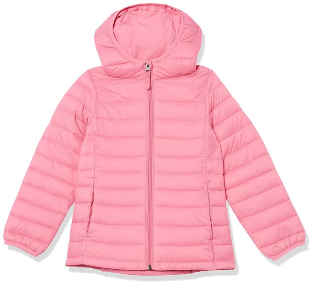 🧥 Amazon Essentials Mädchen Leichte Kapuzenjacke 2 Jahre Kräftiges Rosa 💖