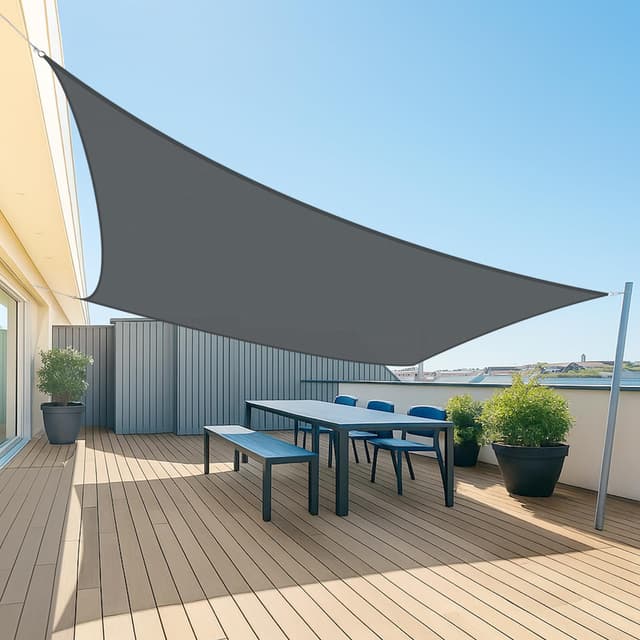UMI Sonnensegel Wasserdicht 3x3m Rechteckig Sonnenschutz Wetterschutz ⛱️