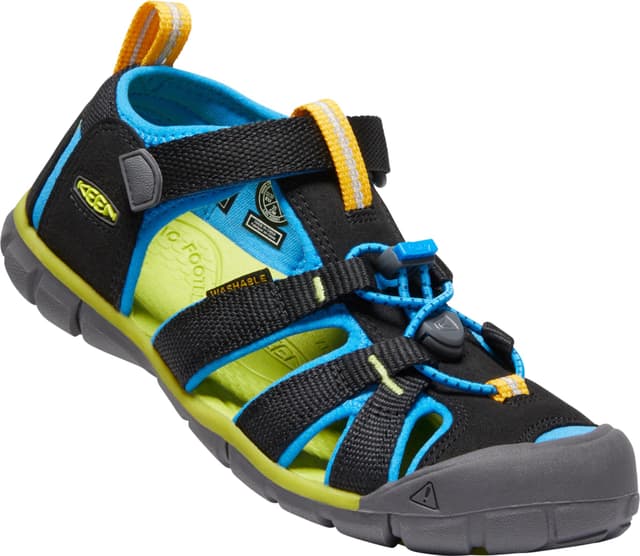 KEEN Unisex Kinder Seacamp Ii CNX Sandalen 37 EU Black Brilliant Blue 🌊👟