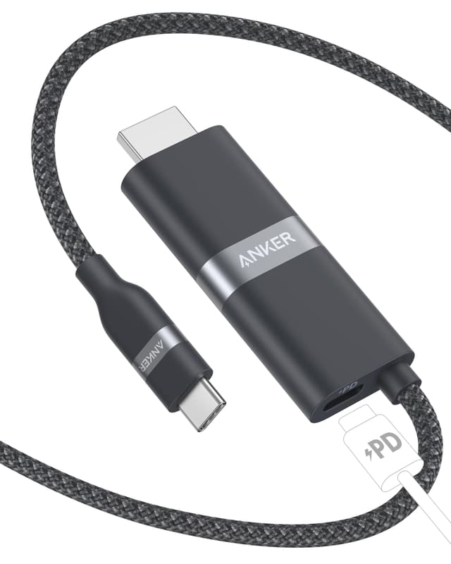 🔌 Anker USB C auf HDMI Kabel, 180cm, 4K 60Hz Adapter Kabel für MacBook Pro/Air, iPad Pro/Air, Galaxy S24/ S23, Dell XPS 13/15