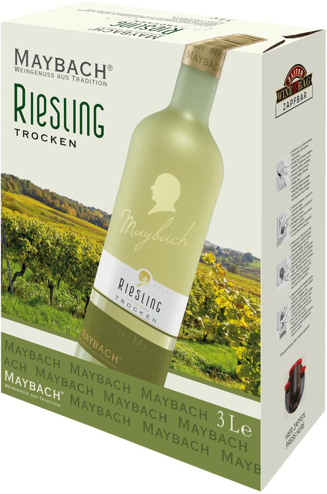 Angebot: Maybach Riesling Trocken (1 x 3 l) 🥂🍋