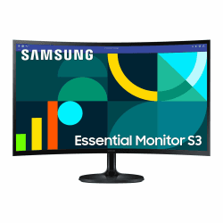 🖥️🔥 Angebot: Samsung S36GD Essential Curved Monitor 27 Zoll - Schwarz, S27D364GAU 27 Zoll Modell 2024 Runder Fuß Angebot bei HelloDeals