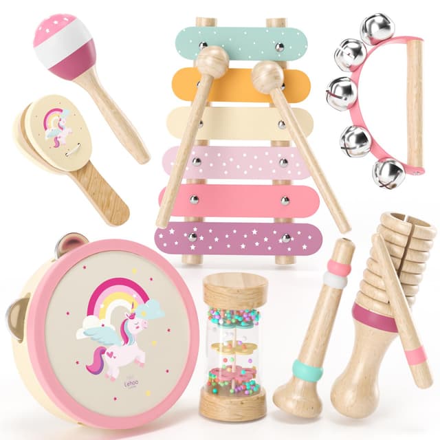 Lehoo Castle Musikinstrumente für Kinder 🎵🎨🦄