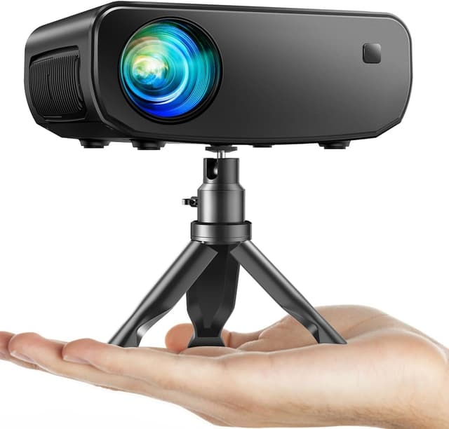🌟 ELEPHAS 2025 Upgraded WiFi Mini Beamer - 15000 Lux 1080P HD Portable Beamer 🌈