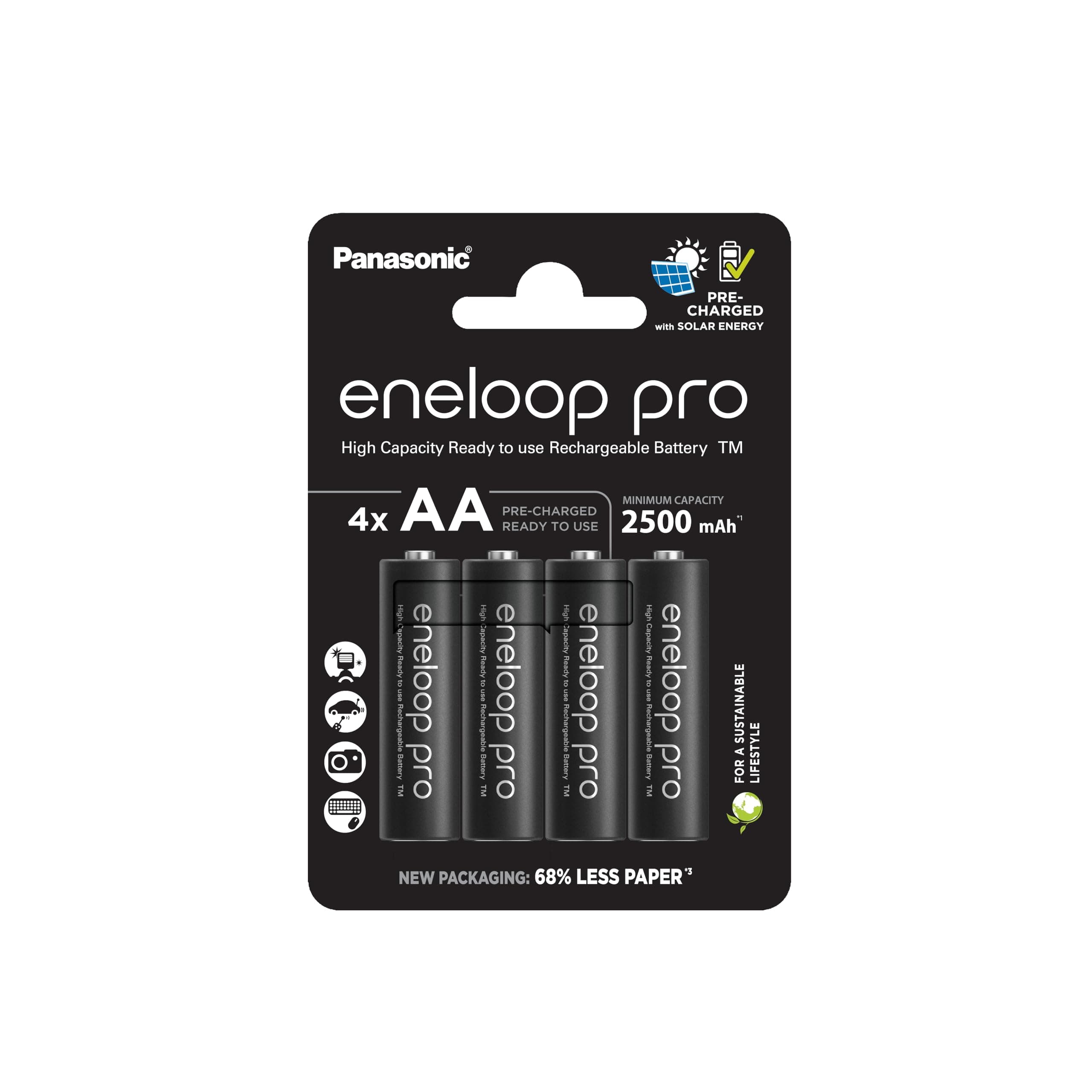 🔋🌿 Eneloop Pro AA/Mignon NI-MH Akku, 4er-Pack - Umweltfreundlich und Nachhaltig!